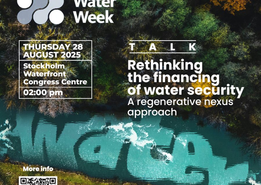 Stockholm World Water Week 2025 | Rethinking the Financing of Water Security